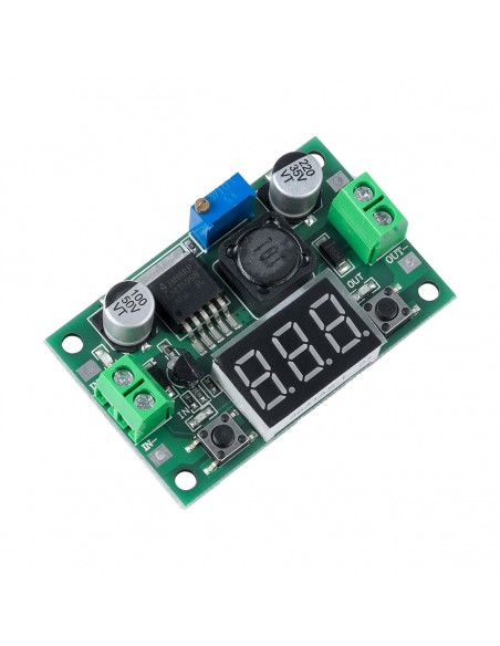 GloboStar® 73111 Ρυθμιστής Τάσης - Voltage Regulator DC Converter Module - Input DC4-40V / Output DC1.3-37V Max Load 3A Μ5.5 x Π3.5 x Υ1.2cm