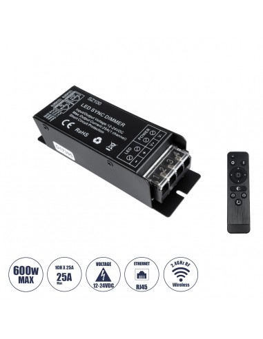 GloboStar® 73311 DC RF 2.4Ghz Controller &...