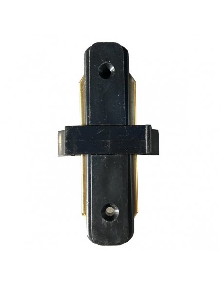 Globostar 60849 Μονοφασικός Connector 2 Καλωδίων Συνδεσμολογίας Γιώτα (Ι) για Μαύρη Ράγα Οροφής