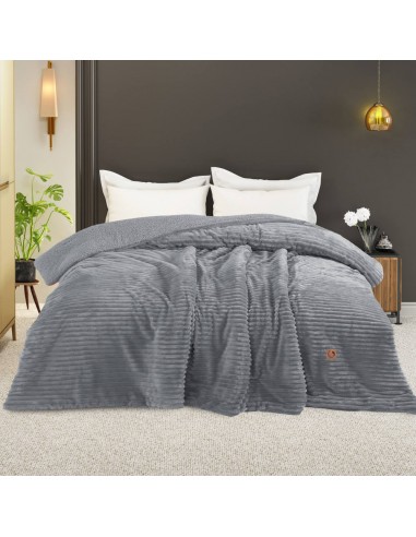 Κουβερτοπάπλωμα Adeline Υπέρδιπλο Γκρι 220 x...