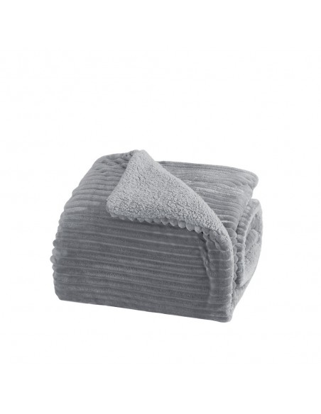 Κουβερτοπάπλωμα Adeline Υπέρδιπλο Γκρι 220 x 240 cm 2