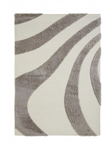 Χαλί Toscana Shaggy BRANCO WHITE SILVER  - 160x230