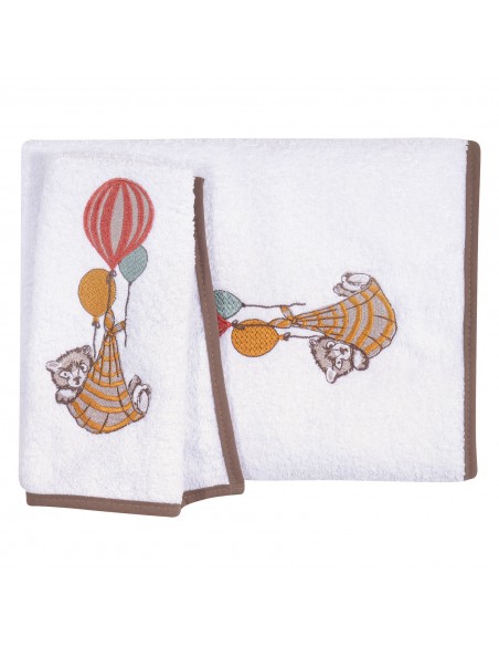 GREENWICH POLO CLUB ΣΕΤ ΠΕΤΣΕΤΕΣ ΒΑΒΥ 8850 COFFEE BROWN, WHITE