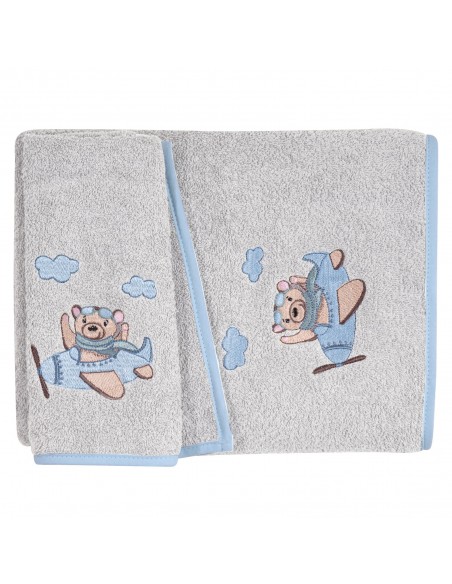 GREENWICH POLO CLUB ΣΕΤ ΠΕΤΣΕΤΕΣ ΒΑΒΥ 8851 BLUE, GREY