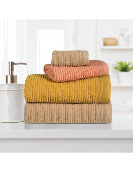 DAS HOME ΣΕΤ ΠΕΤΣΕΤΕΣ 3ΤΕΜΑΧΙΑ DAILY 0742 OCHRE