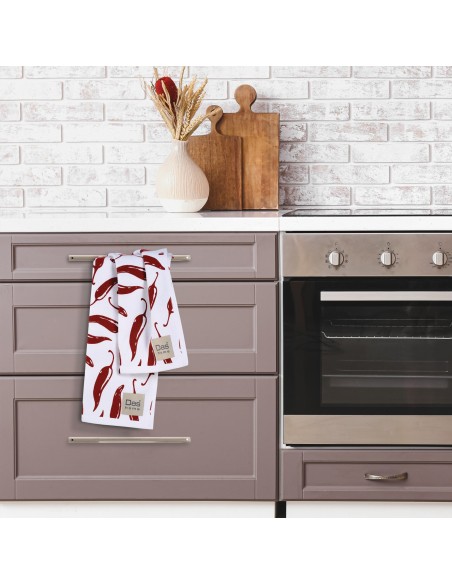 DAS HOME ΣΕΤ ΠΟΤΗΡΟΠΑΝΑ 2ΤΜΧ 40Χ60 0736 BORDEAUX, WHITE