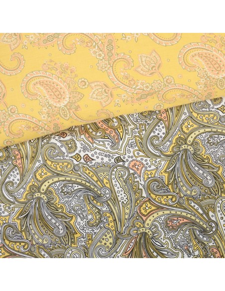 DAS HOME ΣΕΤ ΠΑΠΛΩΜΑΤΟΘΗΚΗ ΜΟΝΗ HAPPY 9651 IVORY, OCHRE, TAUPE