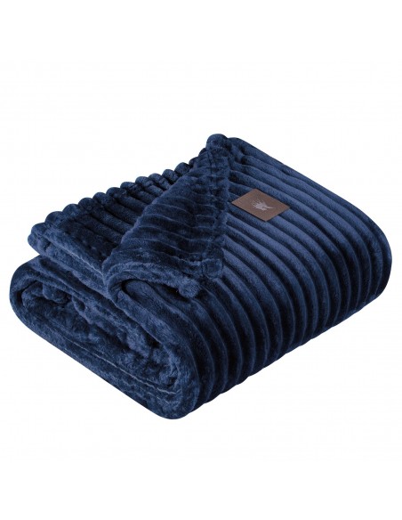 GREENWICH POLO CLUB ΚΟΥΒΕΡΤΑ FLEECE ΥΠΕΡΔΙΠΛH 3487 BLUE