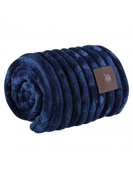 GREENWICH POLO CLUB ΚΟΥΒΕΡΤΑ FLEECE 130Χ170 3487 BLUE