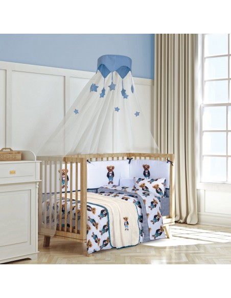 GREENWICH POLO CLUB ΚΟΥΒΕΡΤΑ VELOUR 80X110 ΒΑΒΥ 8838 BLUE, IVORY