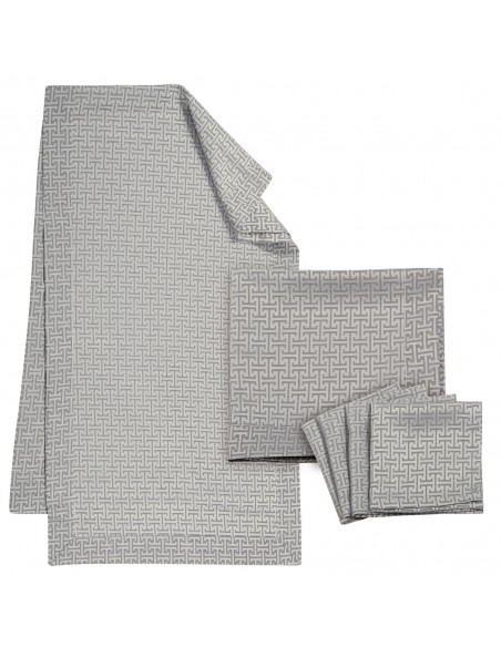 GREENWICH POLO CLUB ΣΕΤ ΠΕΤΣΕΤΕΣ ΦΑΓΗΤΟΥ 40Χ40 3005 GREY