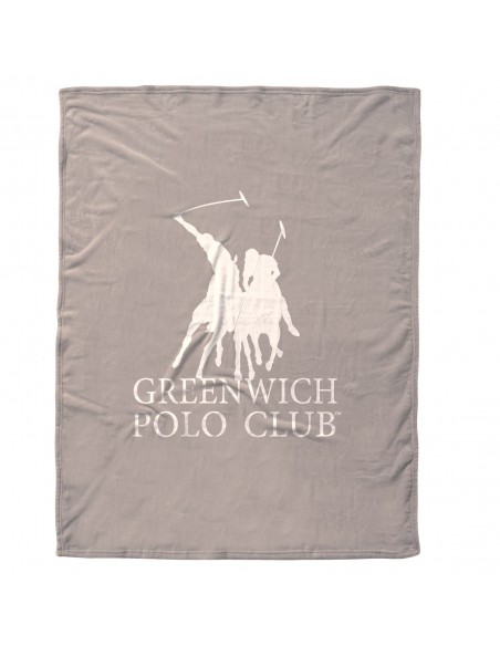 GREENWICH POLO CLUB ΚΟΥΒΕΡΤΑ FLEECE ΥΠΕΡΔΙΠΛH 3490 TAUPE