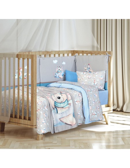 GREENWICH POLO CLUB ΚΟΥΒΕΡΤΑ FLEECE 110X150 ΒΑΒΥ 8851 BLUE, GREY