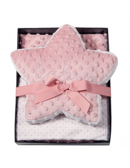 GREENWICH POLO CLUB ΚΟΥΒΕΡΤΑ FLEECE 75X100 ΒΑΒΥ 8847 PINK, WHITE