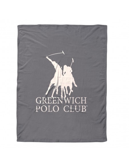 GREENWICH POLO CLUB ΚΟΥΒΕΡΤΑ FLEECE 160X220 3489 GREY