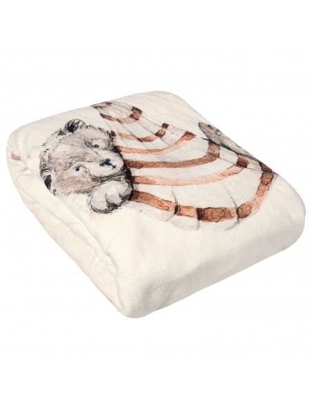 GREENWICH POLO CLUB ΚΟΥΒΕΡΤΑ FLEECE 110X150 ΒΑΒΥ 8850 CREAM, TAUPE, TERACOTTA