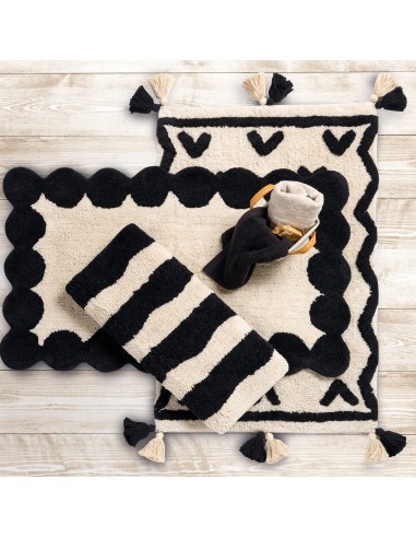 DAS HOME ΤΑΠΕΤΟ 50Χ80 0767 BLACK, IVORY