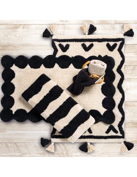 DAS HOME ΤΑΠΕΤΟ 50Χ80 0767 BLACK, IVORY