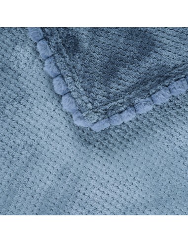 DAS HOME ΚΟΥΒΕΡΤΑ FLEECE 220Χ240 1186 DUSTY BLUE