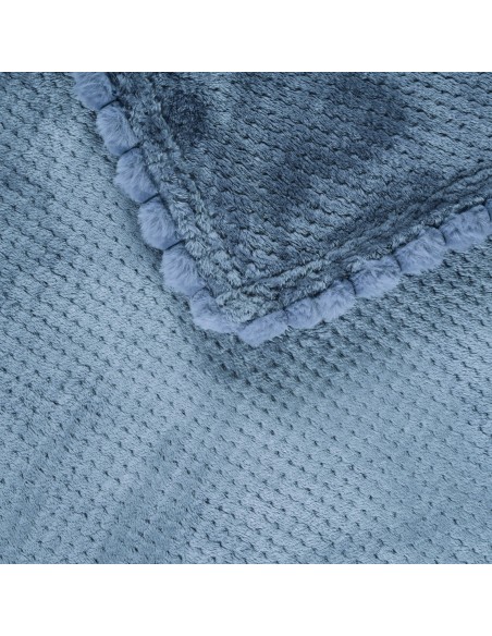 DAS HOME ΚΟΥΒΕΡΤΑ FLEECE 220Χ240 1186 DUSTY BLUE