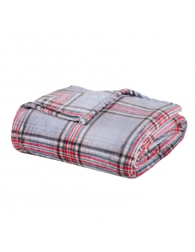 DAS HOME ΚΟΥΒΕΡΤΑ FLEECE 130Χ170 1362 GREY, RED
