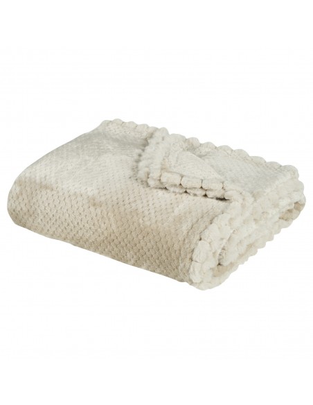 DAS HOME ΚΟΥΒΕΡΤΑ FLEECE 130Χ170 1187 BEIGE