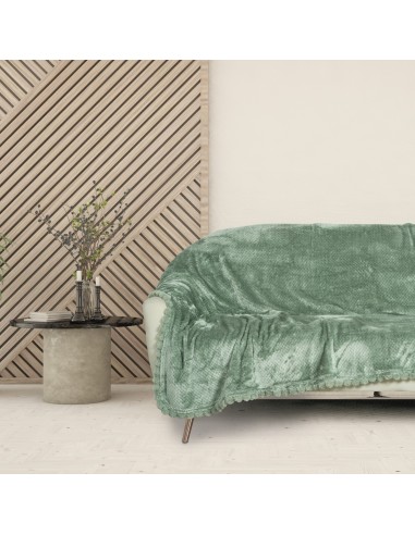 DAS HOME ΚΟΥΒΕΡΤΑ FLEECE 130Χ170 1184 DARK MINT