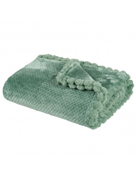 DAS HOME ΚΟΥΒΕΡΤΑ FLEECE 130Χ170 1184 DARK MINT