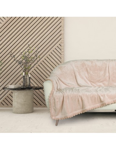 DAS HOME ΚΟΥΒΕΡΤΑ FLEECE 130Χ170 1185 PINK