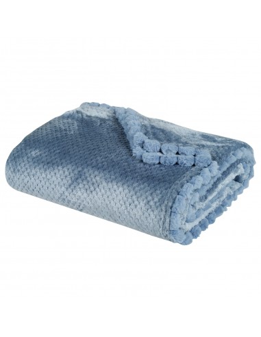 DAS HOME ΚΟΥΒΕΡΤΑ FLEECE 130Χ170 1186 DUSTY BLUE