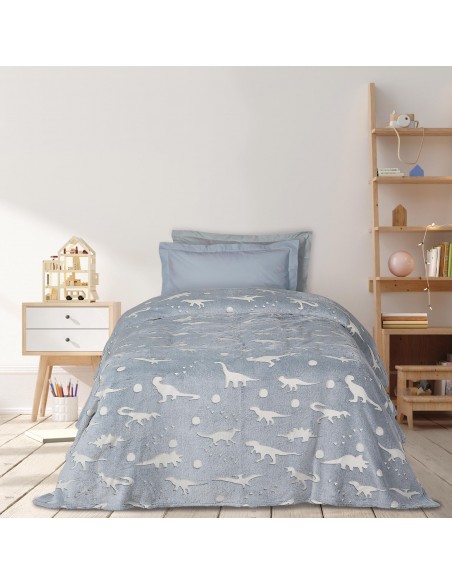 Κουβέρτα Fleece Μονή Που Φωσφορίζει Στο Σκοτάδι 160x220 4900