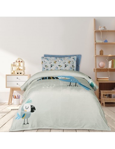 DAS KIDS ΚΟΥΒΕΡΤΑ FLEECE 160Χ220 4914 BLUE,...