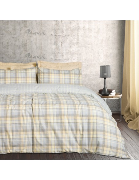 Σετ Σεντόνια Φανελένια Υπέρδιπλα 240x260 Flannel 9639