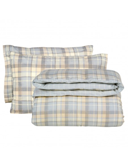 Σετ Σεντόνια Φανελένια Υπέρδιπλα 240x260 Flannel 9639