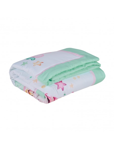 DAS BABY ΠΑΠΛΩΜΑ FUN DIGITAL 4919 MINT, PINK, WHITE