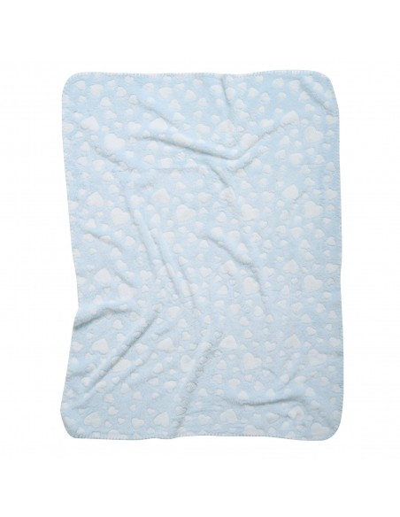DAS BABY ΚΟΥΒΕΡΤΑ FLEECE 75X100 RELAX 4908 LIGHT BLUE