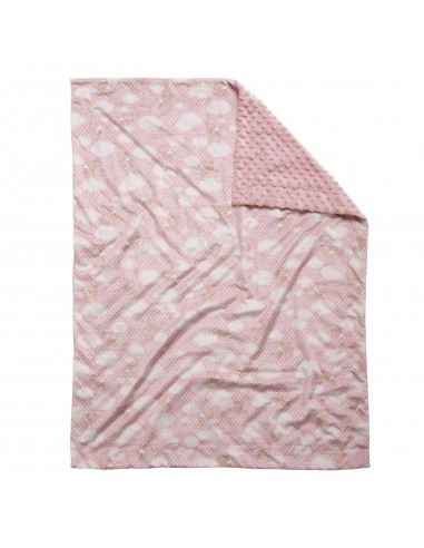 DAS BABY ΚΟΥΒΕΡΤΑ FLEECE 75X100 RELAX 4902 PINK