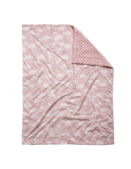 DAS BABY ΚΟΥΒΕΡΤΑ FLEECE 75X100 RELAX 4902 PINK