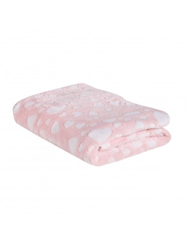 DAS BABY ΚΟΥΒΕΡΤΑ FLEECE 75X100 RELAX 4907 PINK