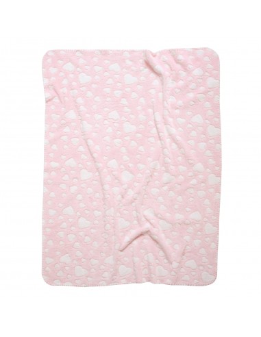 DAS BABY ΚΟΥΒΕΡΤΑ FLEECE 75X100 RELAX 4907 PINK