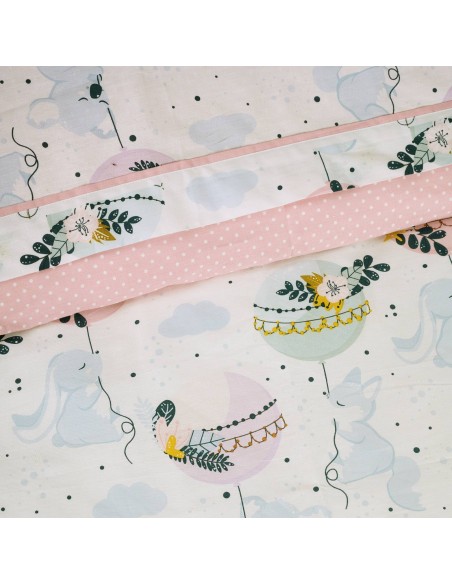 DAS KIDS ΣΕΤ ΠΑΠΛΩΜΑΤΟΘΗΚΗ ΜΟΝΗ 4915 LIGHT BLUE, MINT, PINK