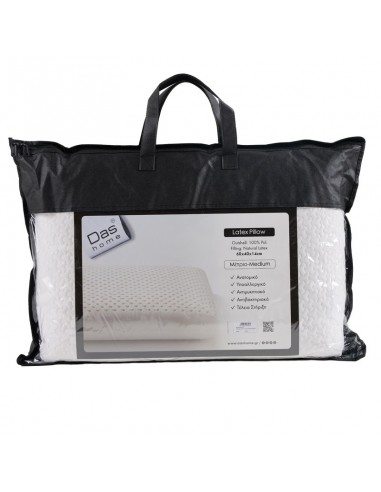 DAS HOME ΜΑΞΙΛΑΡΙ LATEX ANATOMIC 60X40 1038 WHITE