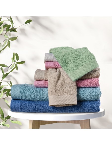 DAS HOME ΠΕΤΣΕΤΑ ΜΠΑΝΙΟΥ CASUAL 70Χ140 5909 DUSTY BLUE