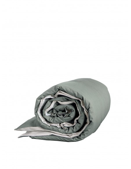 Παπλωματοθήκη Γίγας 240x260 Colors - Oat Beige / Rock Green