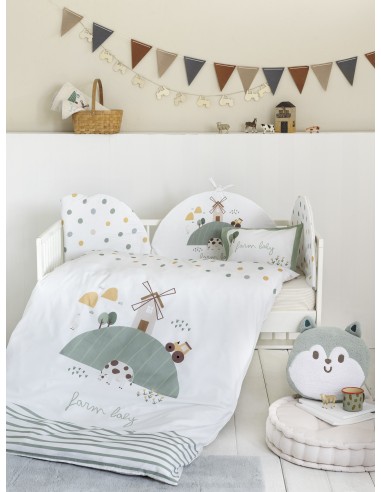 Κουβερλί Κούνιας 100x140 - Farm Baby