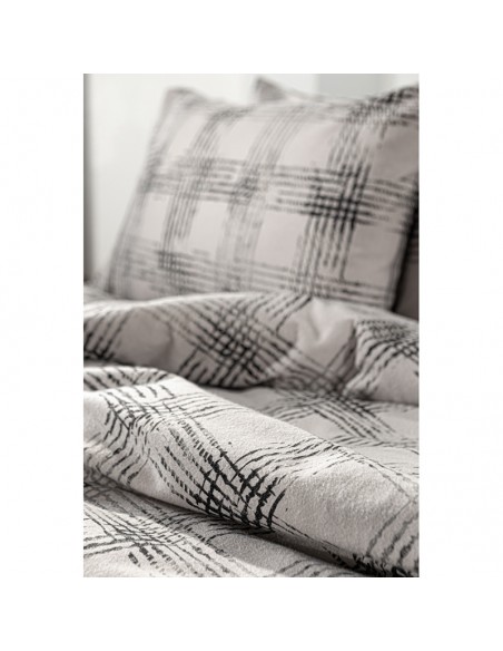 ΣΕ.MEZZO NATURAL FLANNEL 100X200+32  ΛΑΣΤΙΧΟ  ΣΕΤ 3ΤΜΧ