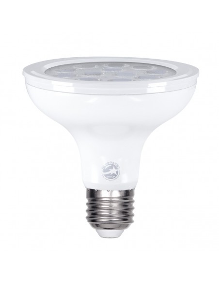 GloboStar® 60090 Λάμπα LED E27 PAR30 Σποτ 12W 1200lm 36° AC 220-240V IP20 Φ9.5 x Υ9.5cm Ψυχρό Λευκό 6000K Dimmable - 3 Χρόνια Εγγύηση