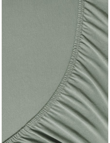 Σεντόνι Jersey Γίγας με Λάστιχο Για Στρώμα 180x200+40 - Tender Rock Green