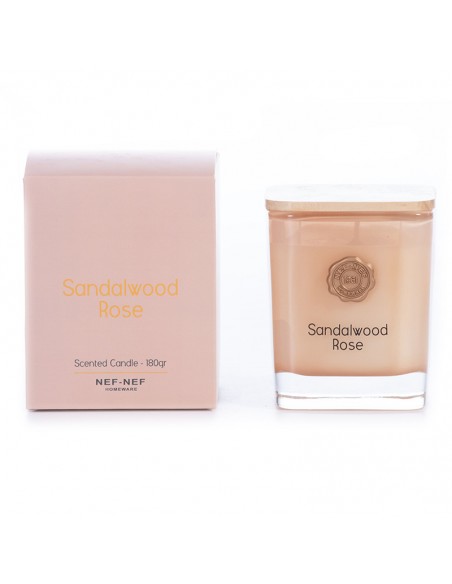 ΑΡΩΜΑΤΙΚΟ ΚΕΡΙ SANDALWOOD ROSE 180gr