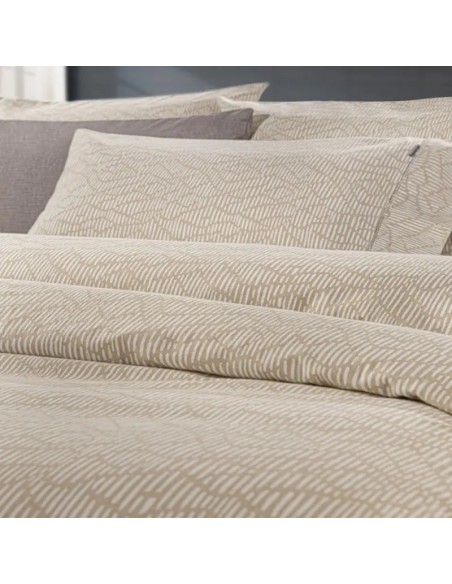 Σετ Παπλωματοθήκη Φανελένια Υπέρδιπλη 225x245 Brenta Camel